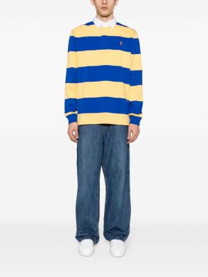 Kokvilnas džemperis ar izšuvumiem džersija Polo Ralph Lauren