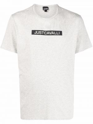 T-shirt Just Cavalli grå