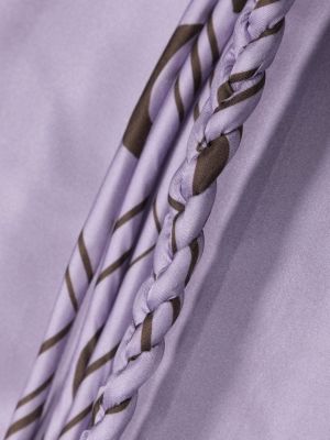 Echarpe à motif géométrique Nanushka violet