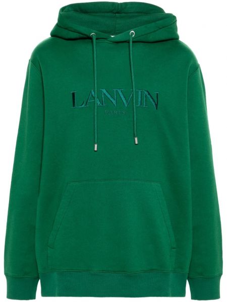 Pamuk işlemeli uzun kazak Lanvin yeşil