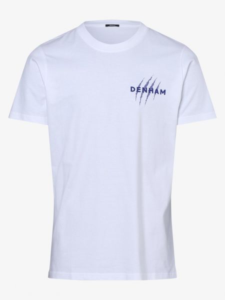 T-shirt Denham, biały