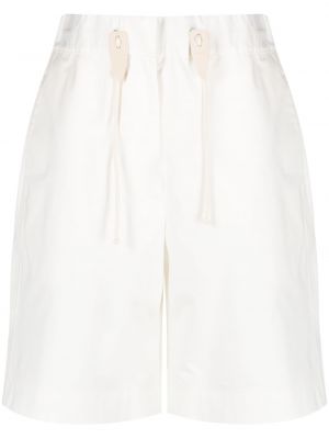 Памучни шорти Jil Sander бяло
