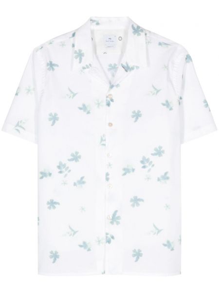 Φλοράλ βαμβακερό πουκάμισο με σχέδιο Ps Paul Smith
