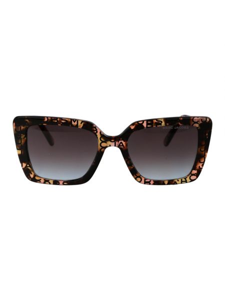 Sonnenbrille mit print Marc Jacobs braun