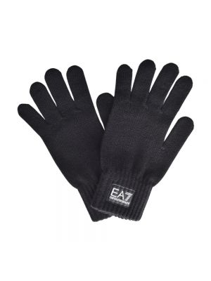 Rękawiczki Emporio Armani Ea7 czarne