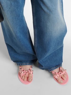 Kalhotky string Valentino Garavani růžové
