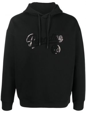 Hoodie Emporio Armani svart