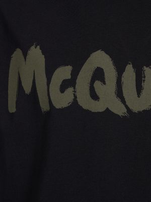 Camiseta de algodón Alexander Mcqueen