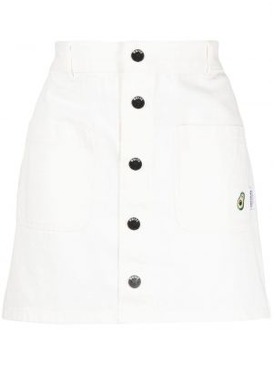 Džínová sukně :chocoolate bílé