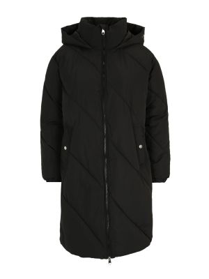 Žieminis paltas Vero Moda Petite juoda