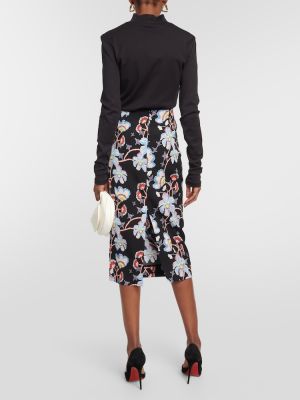 Květinové midi sukně Diane Von Furstenberg