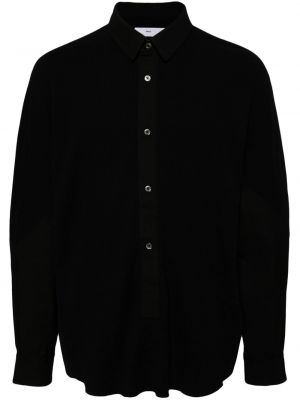 Hemd aus baumwoll Toga schwarz
