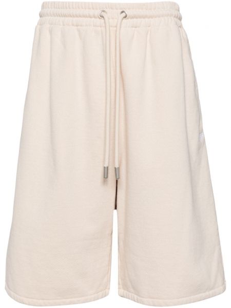 Raidallinen puuvilla shortsit Off-white valkoinen