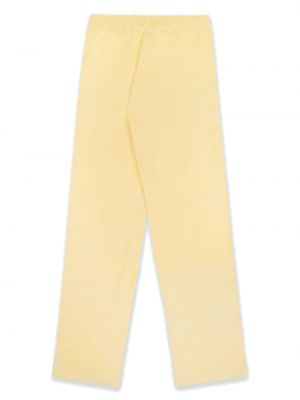 Sportovní kalhoty s výšivkou Sporty & Rich žluté