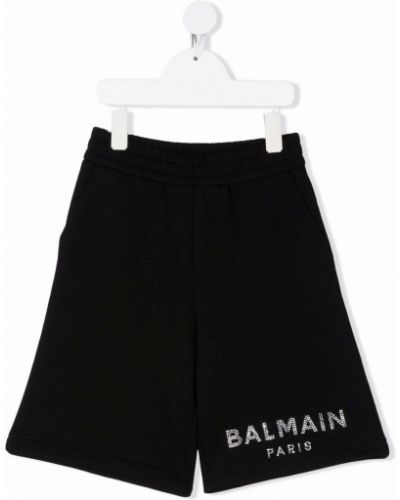 Shorts for jenter Balmain Kids svart