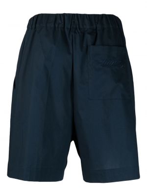 Shorts mit stickerei aus baumwoll Laneus blau