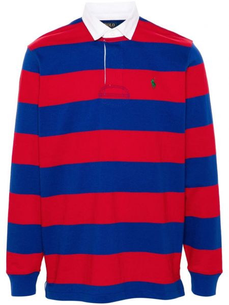 Poloshirt med broderier Polo Ralph Lauren blå