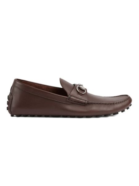 Loafers Gucci brązowe