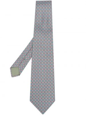 Cravatta con stampa Hermès