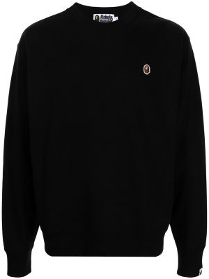 Sweatshirt mit stickerei aus baumwoll A Bathing Ape® schwarz
