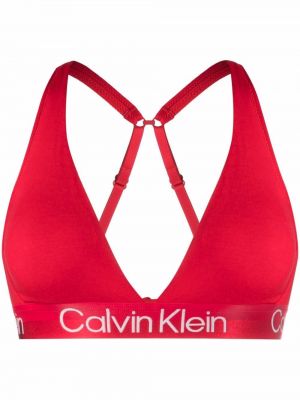 Trykt bralette Calvin Klein rød