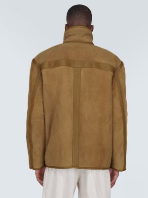 Reverzibilna jakna iz semiša Lemaire rjava