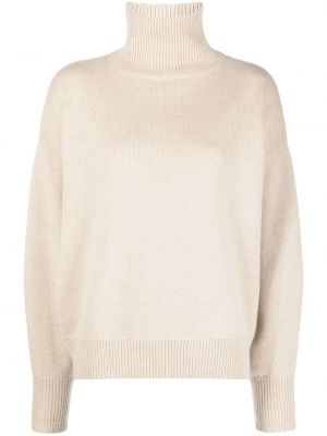 Sweter z kaszmiru Isabel Marant beżowy