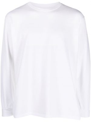 Bavlnené tričko Auralee biela