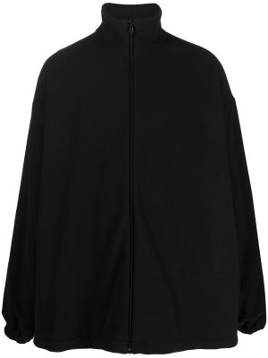 Fleece cipzáras dzseki Balenciaga fekete