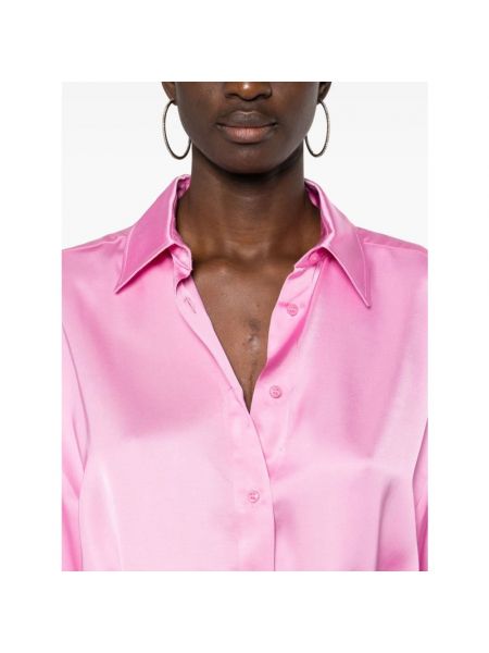Camisa de raso Chiara Ferragni Collection rosa