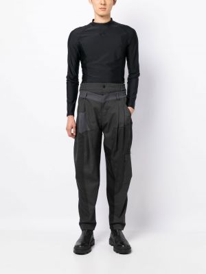 Pantalon slim Feng Chen Wang gris