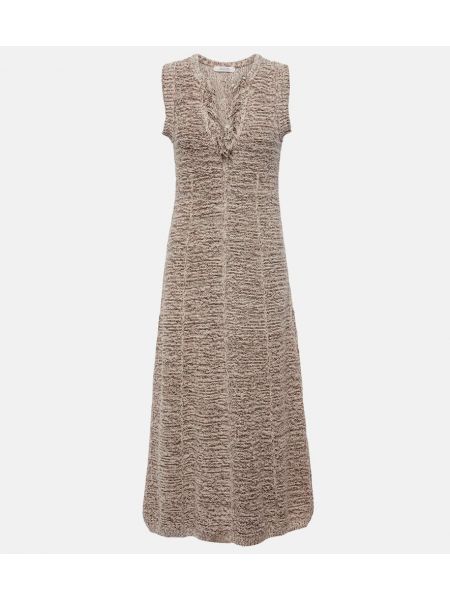 Strikket fargerik dress Dorothee Schumacher brun