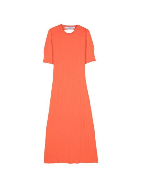 Pomarańczowa sukienka długa A.p.c.
