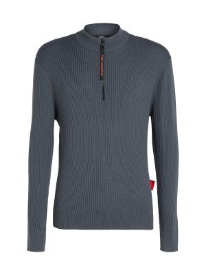 Pull col roulé Karl Lagerfeld gris
