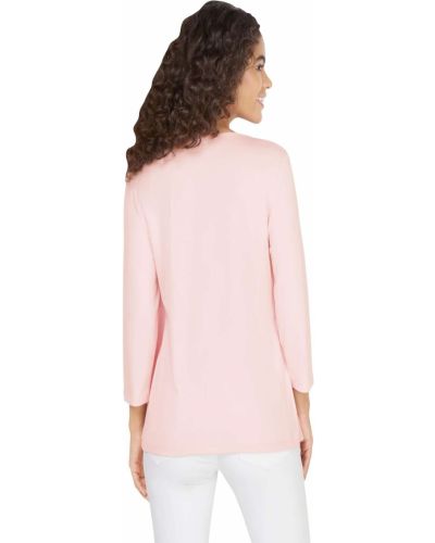 Majica z dolgimi rokavi Linea Tesini By Heine roza