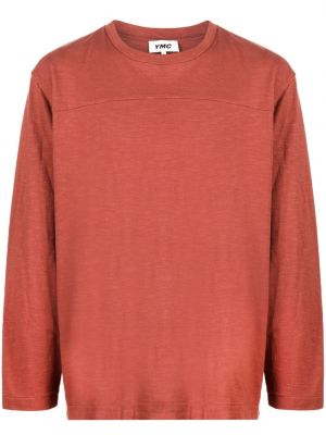 Bavlněné tričko Ymc červené