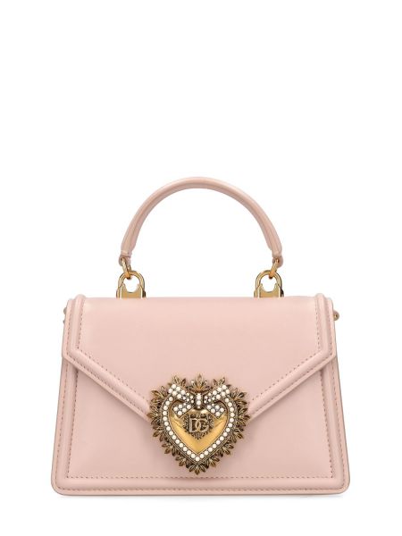 Læder top Dolce & Gabbana pink