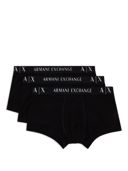 Bokserki Armani Exchange czarne