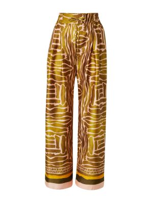Широки панталони тип „марлен“ River Island жълто