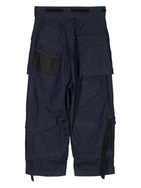 Pantalon cargo large Junya Watanabe Man bleu