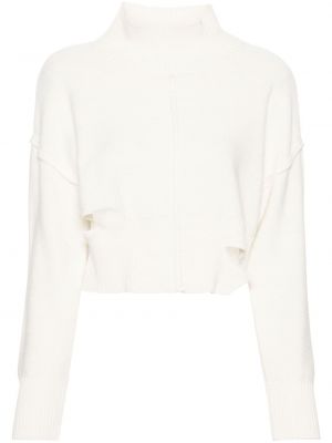 Пуловер Mm6 Maison Margiela бяло