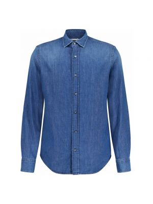 Koszula jeansowa Jacob Cohen niebieska