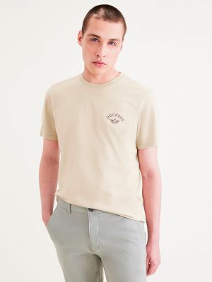 Camiseta manga corta Dockers beige