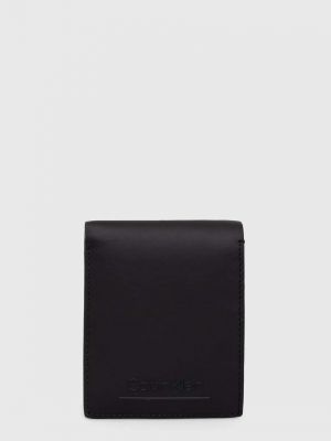Portfel skórzany Calvin Klein czarny