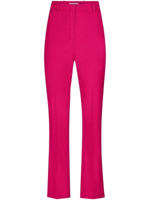 Pantaloni cu picior drept Nina Ricci roz