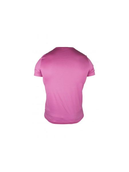 Camisa con bordado de algodón Moncler rosa