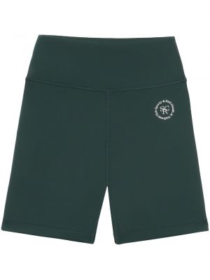 Biciklističke kratke hlače s printom Sporty & Rich zelena