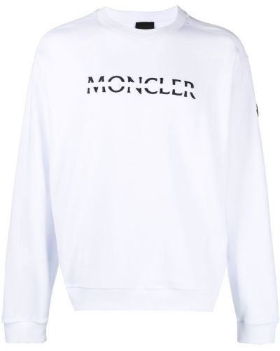 Trykt genser Moncler hvit