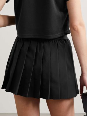 P.E NATION плиссированная теннисная юбка Volley из переработанной ракушки стрейч черный