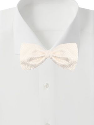 Шелковый галстук Ermenegildo Zegna белый